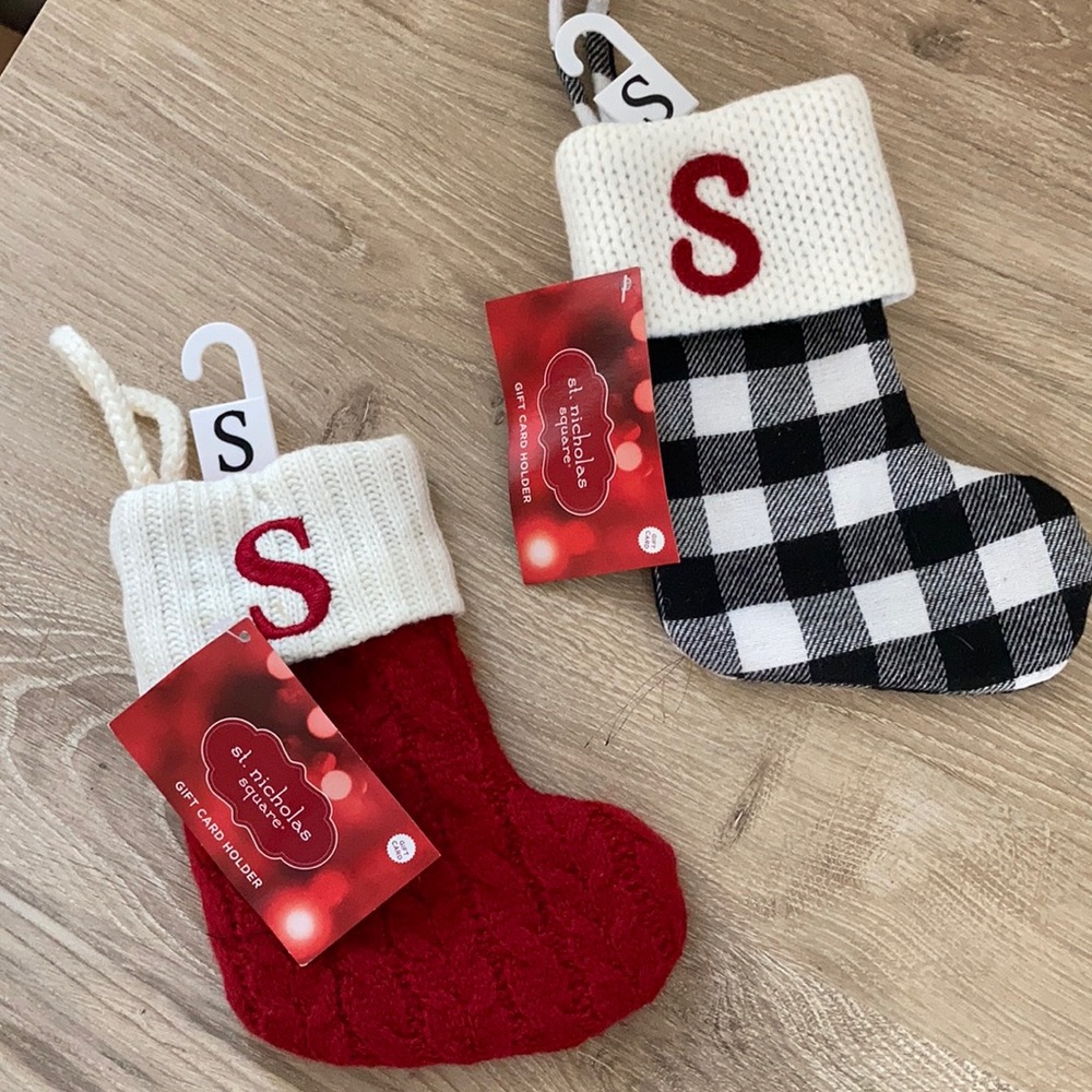 Kohl’s Christmas Stocking Gift Card Holders